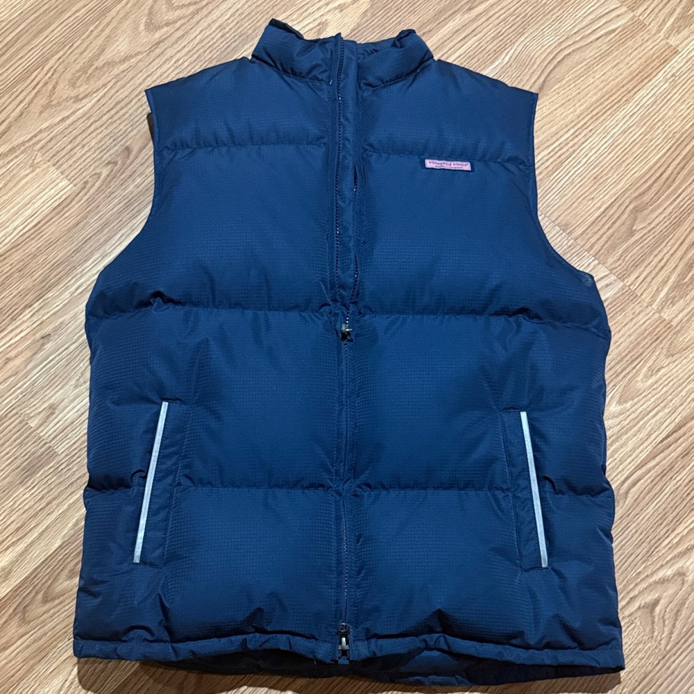 Vineyard Vines Navy Blue Puffer Vest